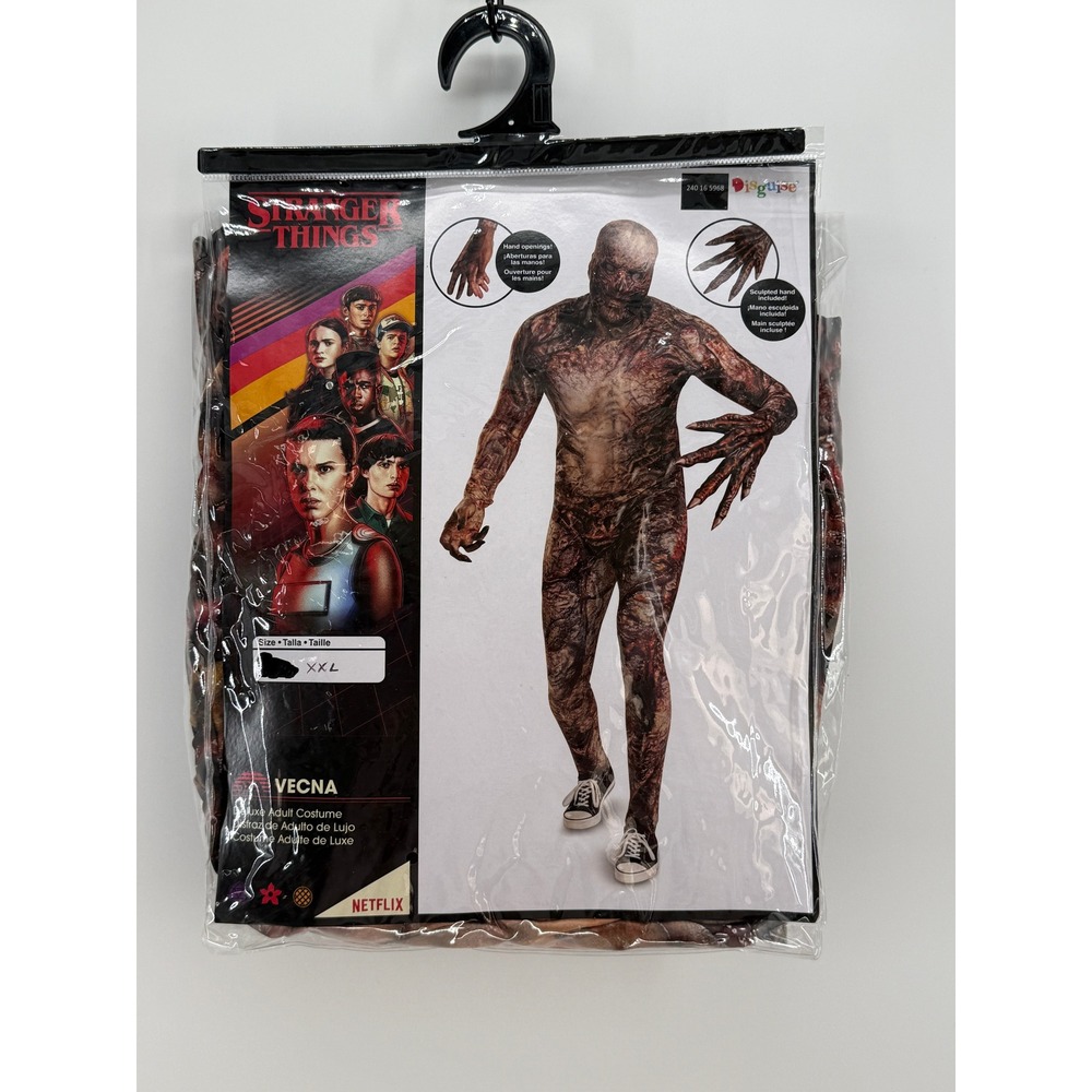 Stranger Things Vecna Deluxe Adult Costume Disguise Netflix XXL 2XL Halloween
